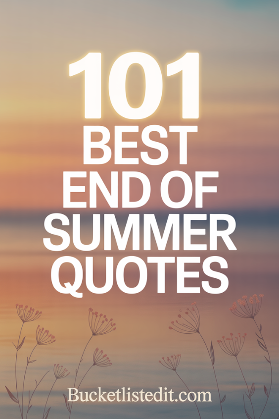 end of summer quotes